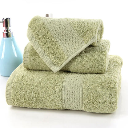 Luxury Bathroom Lace Embroidered Cotton Towel Set – ( 3 and 6 pieces )