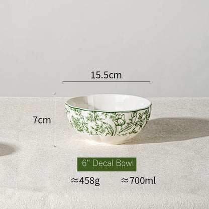 Porcelain Ceramic Dining Set