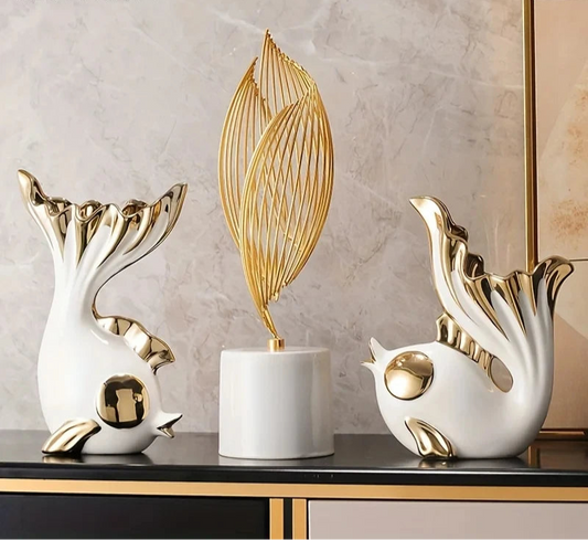 Abstract Ceramic Statue – (1 and 2 Pieces)