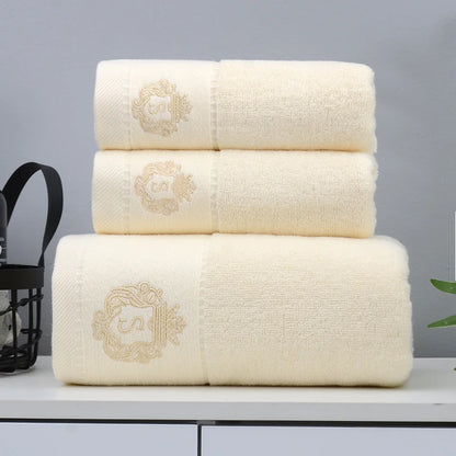 3-Piece Cotton Towel Set – Soft & Absorbent Bathroom Essentials
