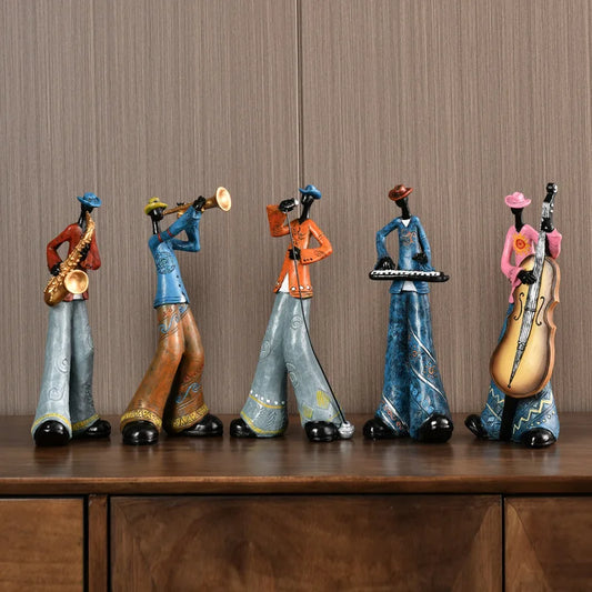 Creative American Band Musician Sculpture
