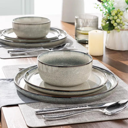 Ceramic Dining Sets of 4 - Scratch Resistant