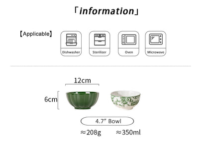Porcelain Ceramic Dining Set