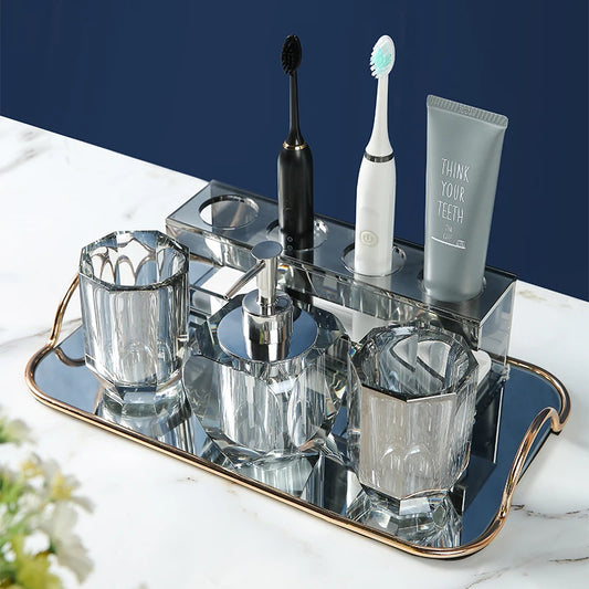 Luxury Crystal Bathroom Amenity Set
