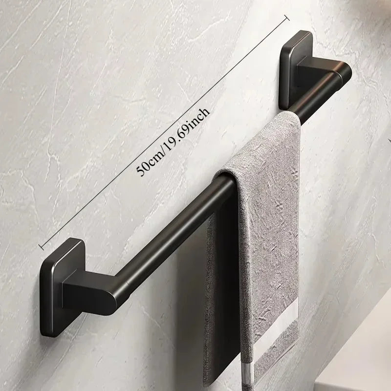 Wall Mounted Towel Rack and Bathroom Storage