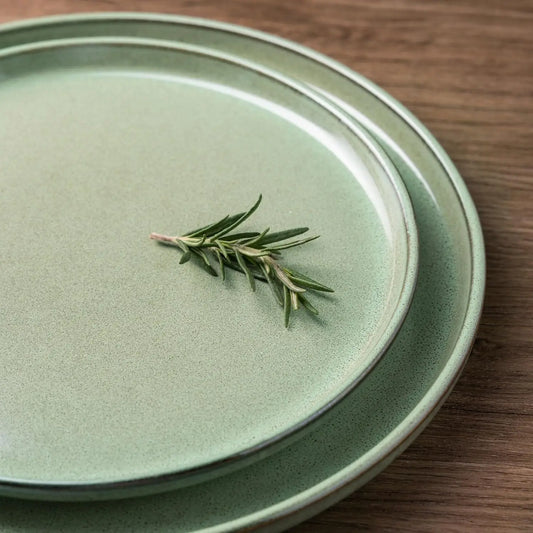 12 piece Pastel Green Ceramic Dining Set
