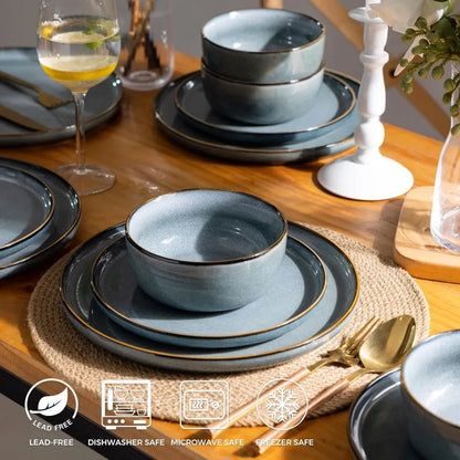 Ceramic Dining Sets of 4 - Scratch Resistant