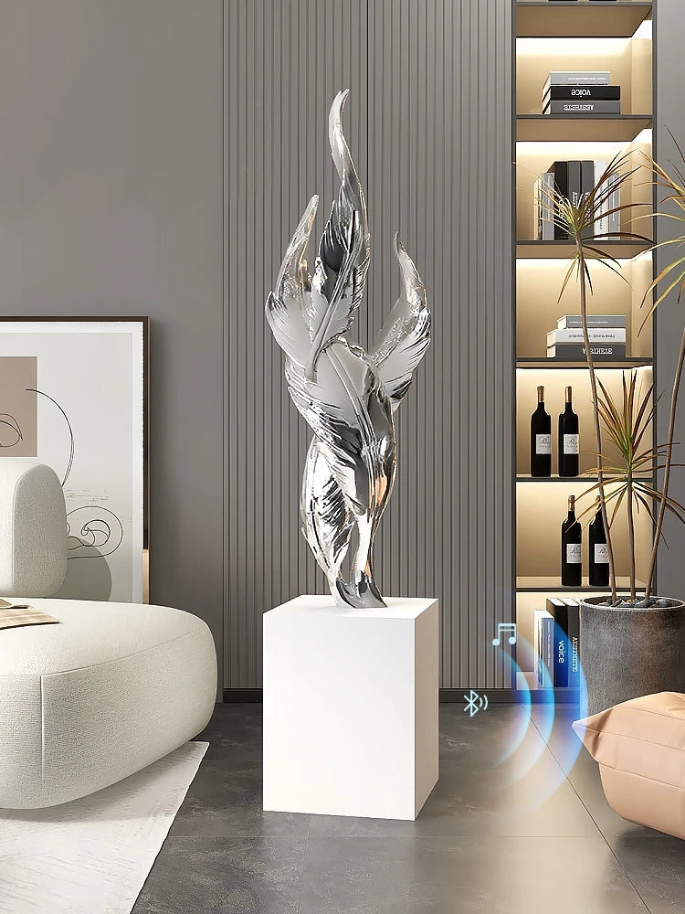 Feather Sculpture Bluetooth Speaker