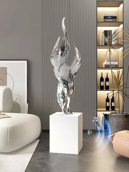 Feather Sculpture Bluetooth Speaker