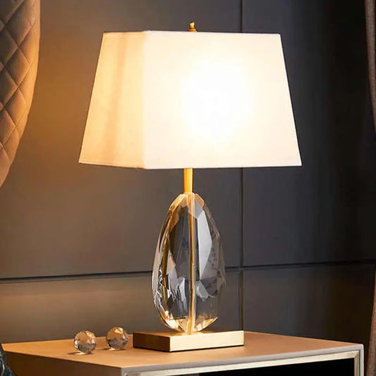 Nordic Led Bedside Table Crystal Lamp
