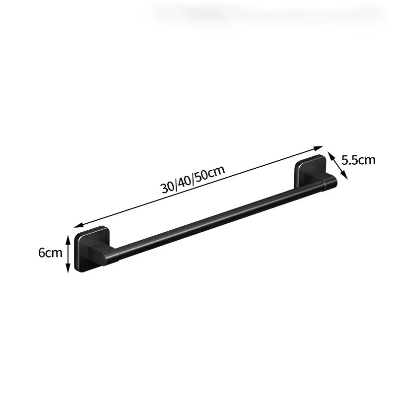 Wall Mounted Towel Rack and Bathroom Storage