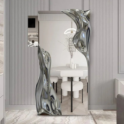 High-end Light Luxury Water Ripple Mirror