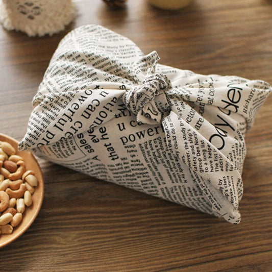 Vintage Retro English Letter Cotton Table Napkin Placemat
