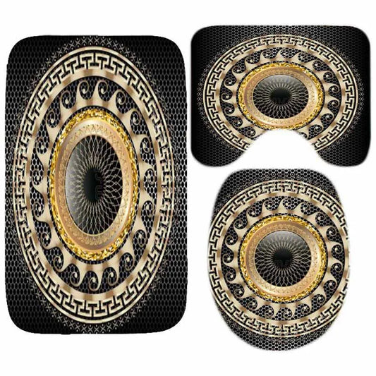 Bathroom Luxury Mat Set - 3 Pieces