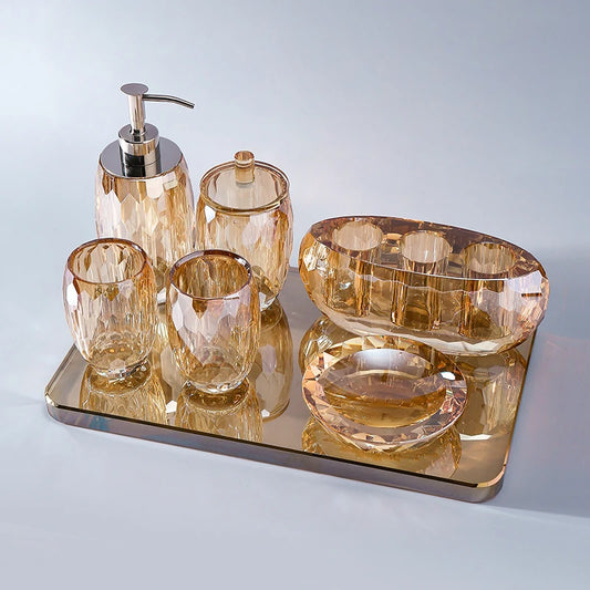 Luxury Crystal Bathroom Amenity Set