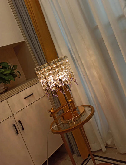 Luxury Crystal Desk Lamp Bedroom/Bedside Table Lamp