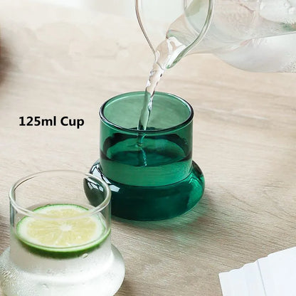 Ensemble de nuit pichet et tasse colorés