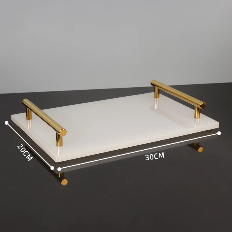 White Onyx Natural Marble Bathroom Accessories
