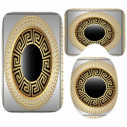 Bathroom Luxury Mat Set - 3 Pieces