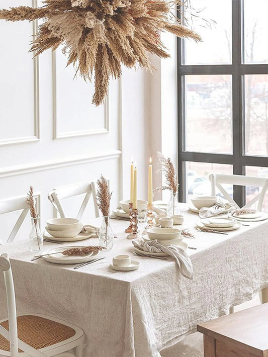 Modern Cotton Linen Tablecloth