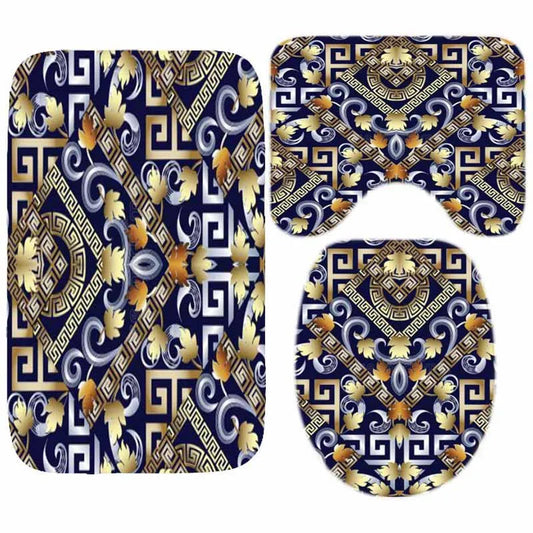 Bathroom Luxury Mat Set - 3 Pieces