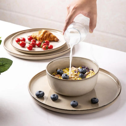 Ceramic Dining Sets of 4 - Scratch Resistant