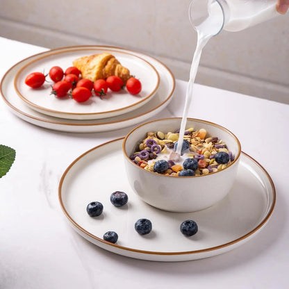 Ceramic Dining Sets of 4 - Scratch Resistant