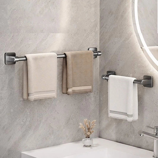 No Drilling Bathroom Towel Holder and Slipper Rack