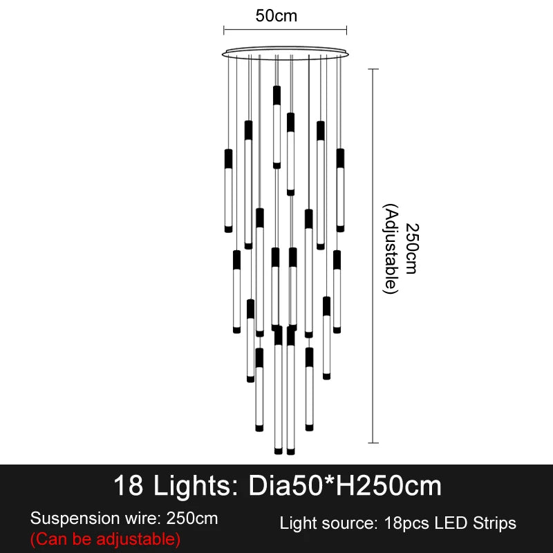 Qyartistry Luxury LED Chandelier