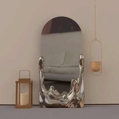 High-end Light Luxury Water Ripple Mirror