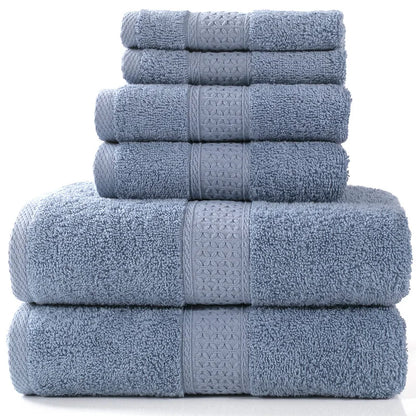 Luxury Bathroom Lace Embroidered Cotton Towel Set – ( 3 and 6 pieces )