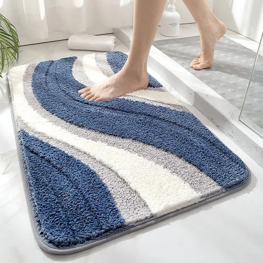 Sculptured quick- drying Bathroom Mat