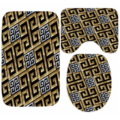 Bathroom Luxury Mat Set - 3 Pieces