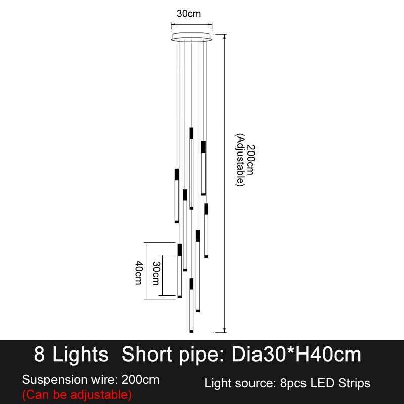 Qyartistry Luxury LED Chandelier