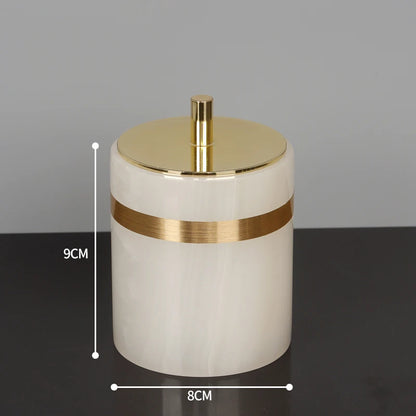 White Onyx Natural Marble Bathroom Accessories