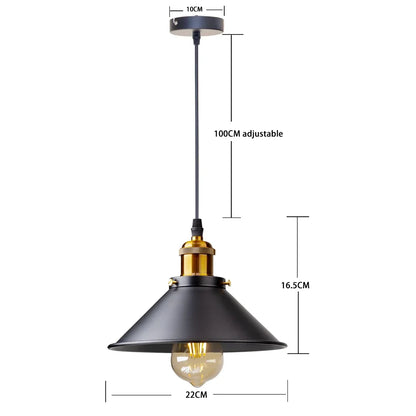 Retro Vintage LED Iron Chandelier Lampshade