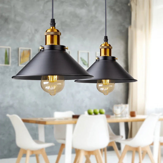 Retro Vintage LED Iron Chandelier Lampshade
