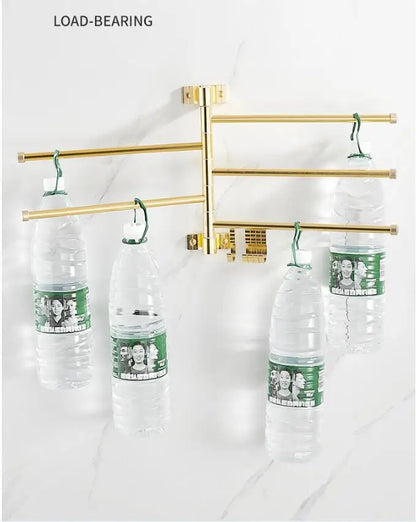 Wall-Mounted Rotating Towel Rack